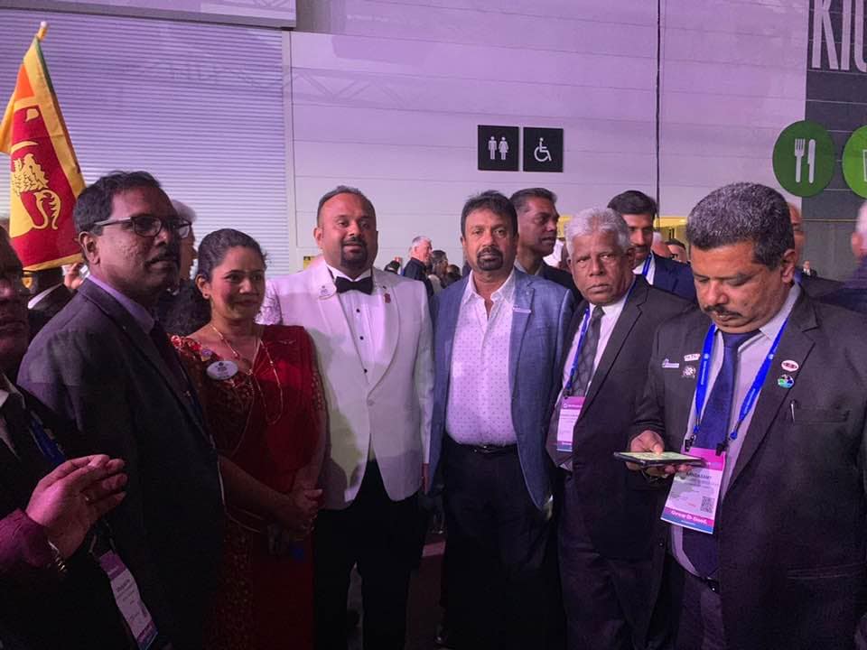2024-06-25 Ranjith Rodrigo Is With Ajith Nishantha Ovitigala And 2 Others At Melbourne Convention And Exhibition Centre (MCEC)